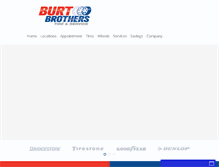 Tablet Screenshot of burtbrothers.com
